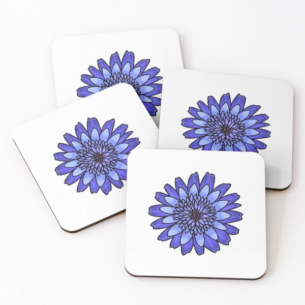 Item preview, Flower (purple, blue) designed and sold by ohmygosh-design.