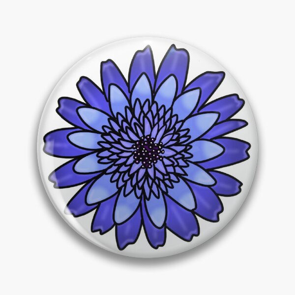 Item preview, Flower (purple, blue) designed and sold by ohmygosh-design.