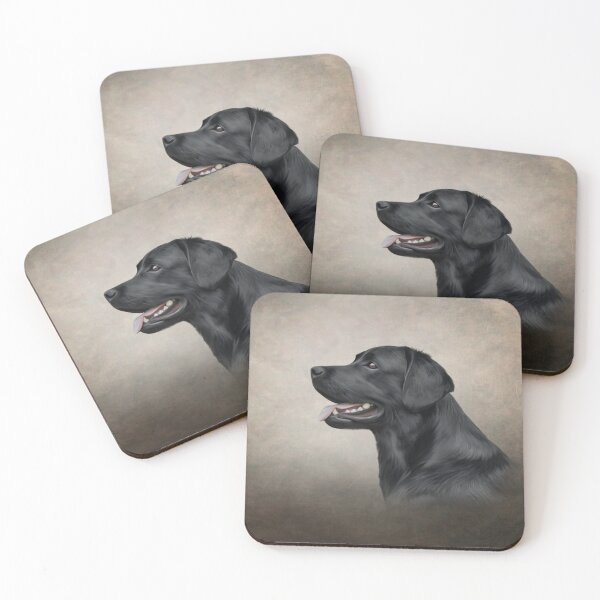 Item preview, Drawing black Labrador  designed and sold by bonidog.