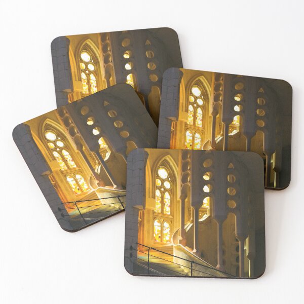 Item preview, La Sagrada Familia Stained Glass Interior Staircase designed and sold by Adi M.