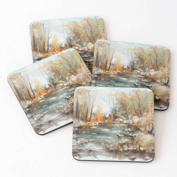 Item preview, Forest Brook with Stones designed and sold by Ethiyo.