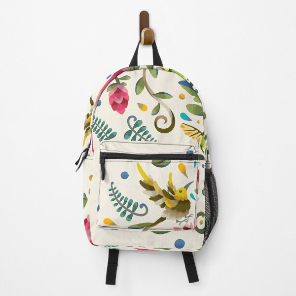 Item preview, Light Protea Circular Design with Cape Sugarbird and Green Beetle designed and sold by maak-and-illy.