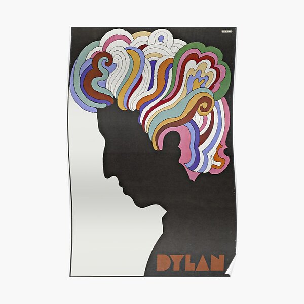 bob dylan milton glaser Poster