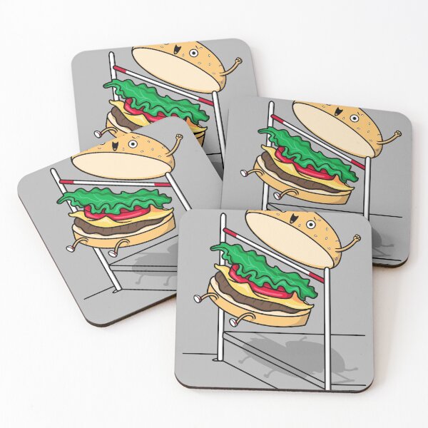 Aperçu de l'œuvre Burger Jump! créée et vendue par Raffiti.