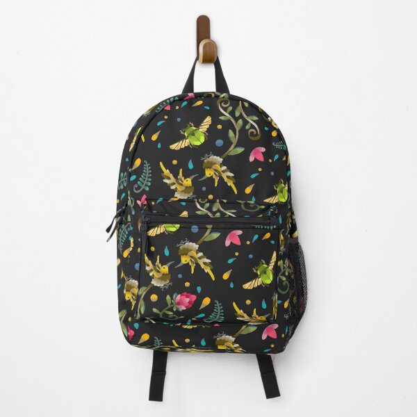 Item preview, Dark Sugarbird and Green Beetle Pattern designed and sold by maak-and-illy.