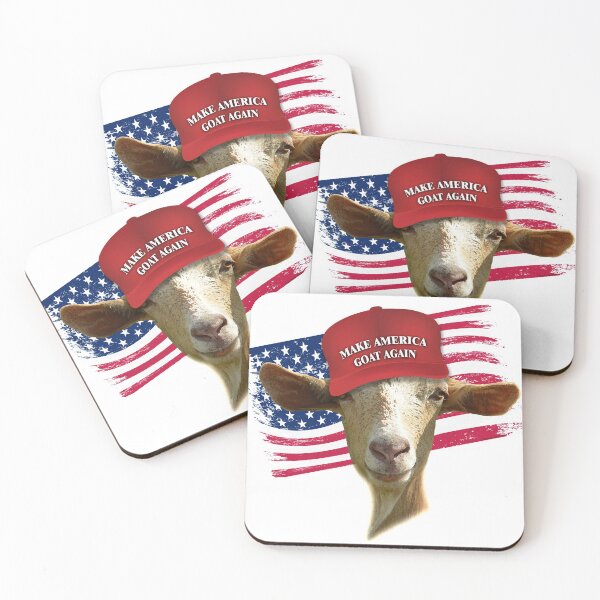 Item preview, Make America GOAT Again Golden Guernsey Goat designed and sold by IconicTee.