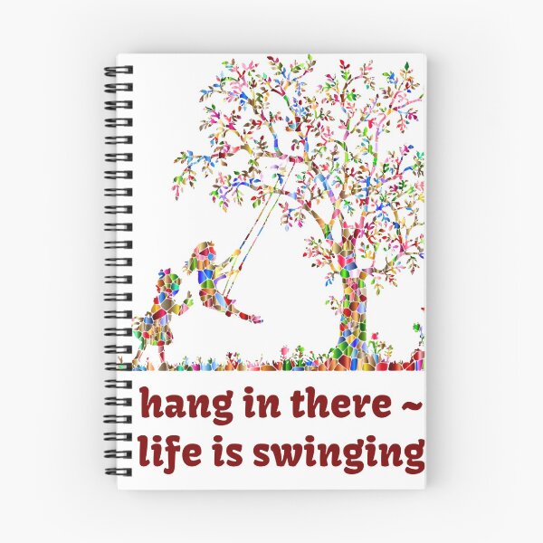 Item preview, Hang in There - Life is Swinging designed and sold by Designs By Creation.