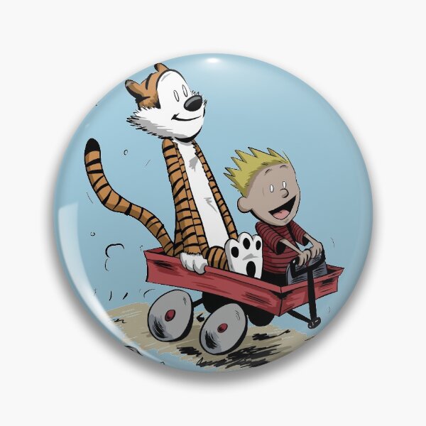 Item preview, Calvin and Hobbes designed and sold by blacksnowcomics.