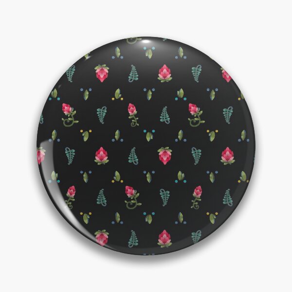 Item preview, Dark Simple Protea Flower Pattern designed and sold by maak-and-illy.