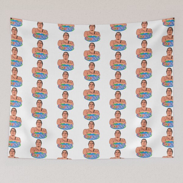 Item preview, NumbTs - A Giant Wonder 8bit - Legendary wrestler inspired design - Unique Quality Printed Designs illustration designed and sold by NumbTs.