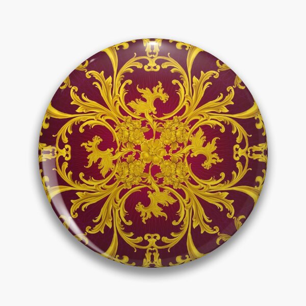 Item preview, Rococo Kaleidoscopic Burgundy and Gold print designed and sold by Curtis Jensen.