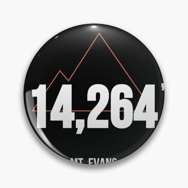Item preview, Mt. Evans - Orange Lines designed and sold by High Peaks Collective.