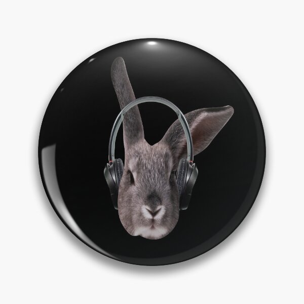 Item preview, Bunny With Headphones designed and sold by MooonTees.