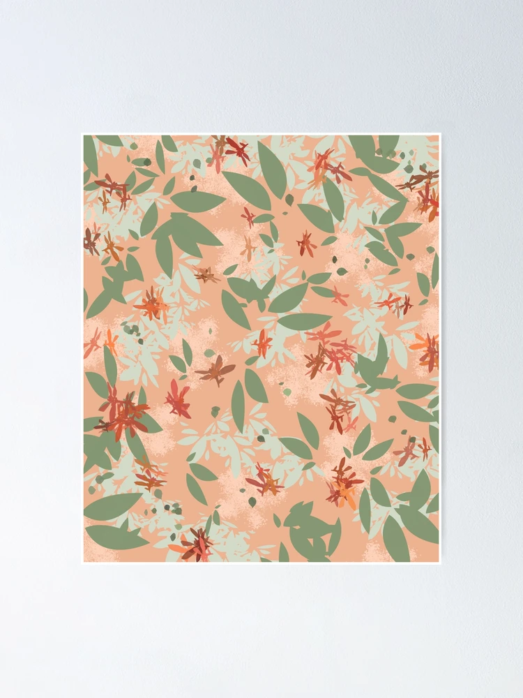 Thumbnail 1 of 3, Poster, Fresh Spring - Environmental Pattern designed and sold by jofelicity.