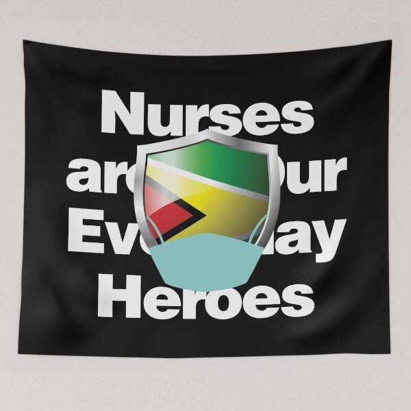 Item preview, Guyana Nurses are Everyday Heroes designed and sold by HelloFromAja.