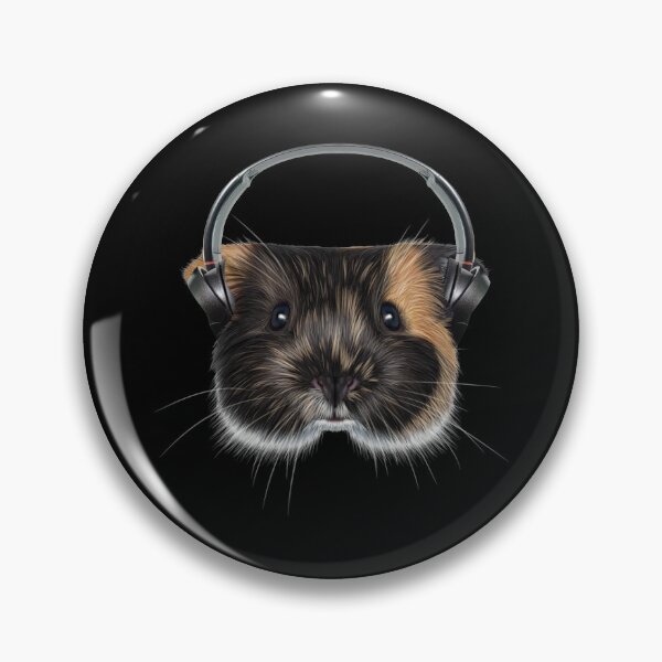 Item preview, Guinea Pig With Headphones designed and sold by MooonTees.