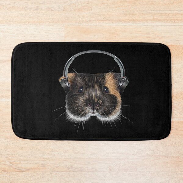 Item preview, Guinea Pig With Headphones designed and sold by MooonTees.