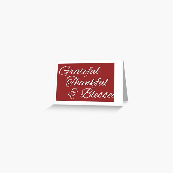 Gratitude Gifts - Grateful Thankful & Blessed Positive