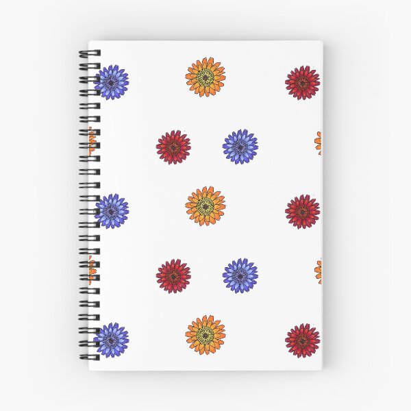 Item preview, Small flowers (blue, red, yellow) designed and sold by ohmygosh-design.