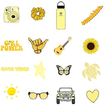 Artwork thumbnail, yellow vsco by Abby Foltz