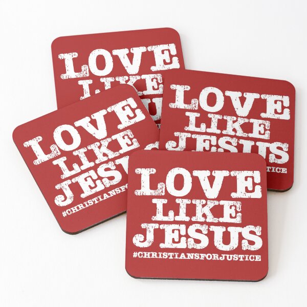 Item preview, Christians for Justice: Love Like Jesus (white text) designed and sold by Ofeefee.