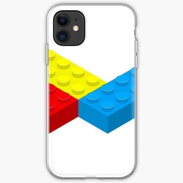 Blue Lego Iphone Cases Covers Redbubble - roblox legokid commands