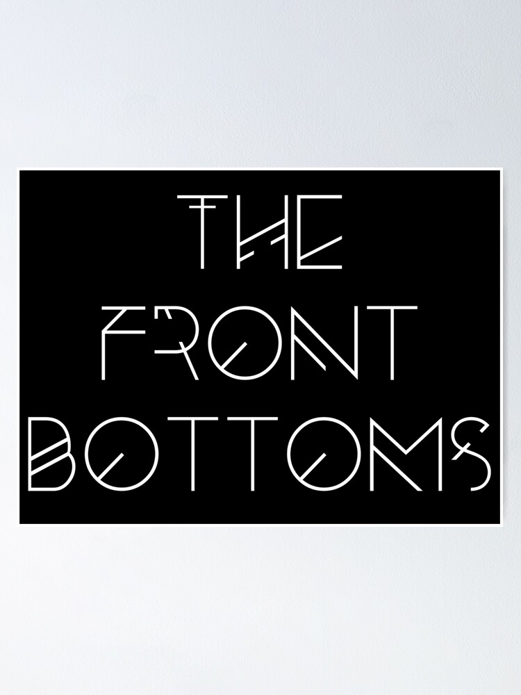 "The Front Bottoms White" Poster for Sale by diariesofpierce Redbubble