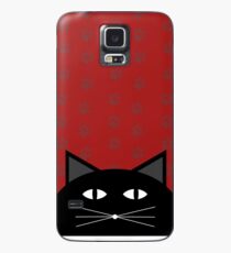 Funda/vinilo para Samsung Galaxy black cat