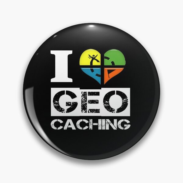 Item preview, I love geocaching in white designed and sold by portrait4you.