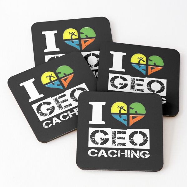 Item preview, I love geocaching in white designed and sold by portrait4you.