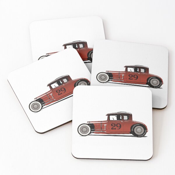 Item preview, 1929 ford coupe hotrod terracotta designed and sold by OlegNaches.