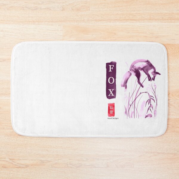 Item preview, Fox Purple Sumi-e by Kezel designed and sold by Kezel.