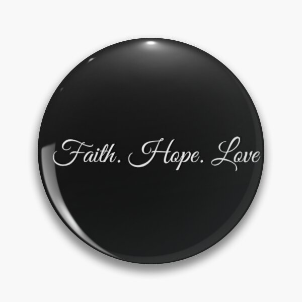 Item preview, Faith, Hope, Love, Inspirational Christian Quote, Bible Verse for Strength, Trust in God’s Love, Faith-Based Design designed and sold by SwordScripts.