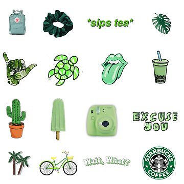Artwork thumbnail, green vsco by Abby Foltz