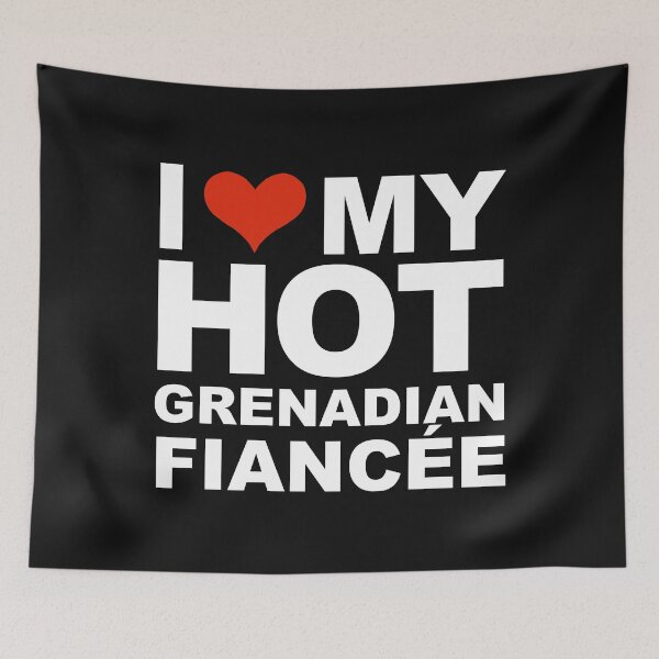 Item preview, I Love my hot Grenadian Fiancee Engaged Engagement Grenada designed and sold by losttribe.