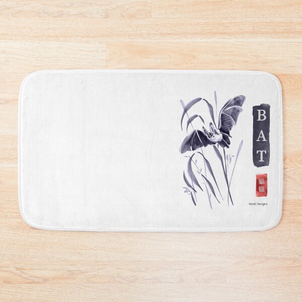 Item preview, Bat Black Sumi-e by Kezel designed and sold by Kezel.