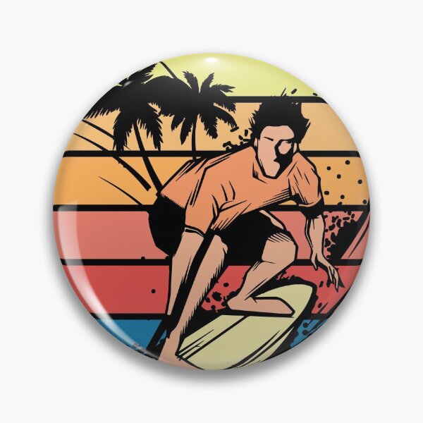 Item preview, Retro Hawaii Hippie Van Beach Surfer Longboard Aloha designed and sold by htmxrxs.