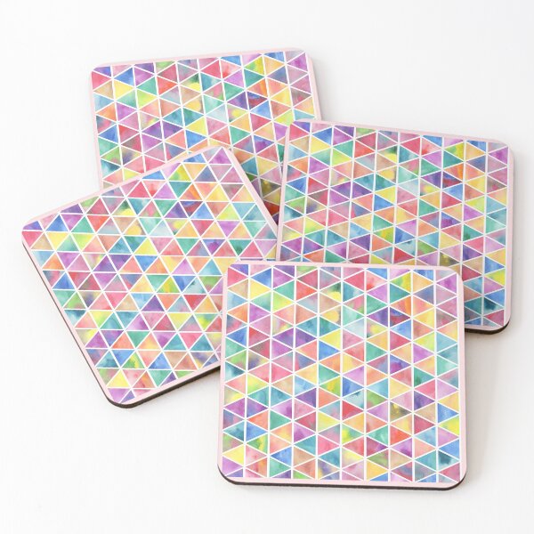 Item preview, Shiny - Watercolor Geometric pattern designed and sold by CLPDesignLab.