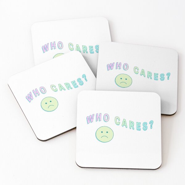 Item preview, who cares? designed and sold by rachface.
