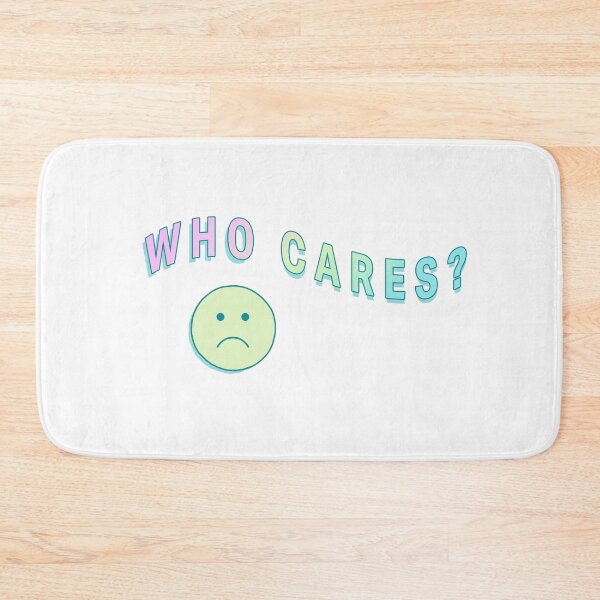 Item preview, who cares? designed and sold by rachface.