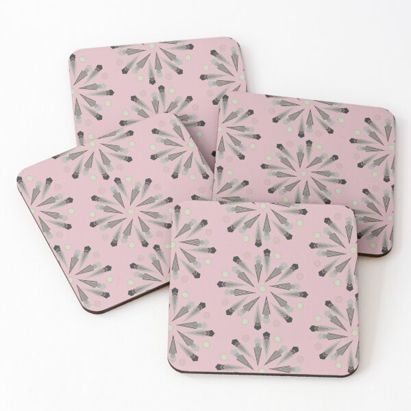 Item preview, Geometric Cone Motif- Faded Pink designed and sold by BumbleChynxBee.