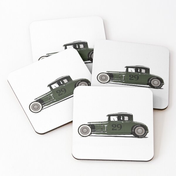 Item preview, 1929 ford coupe hotrod green designed and sold by OlegNaches.