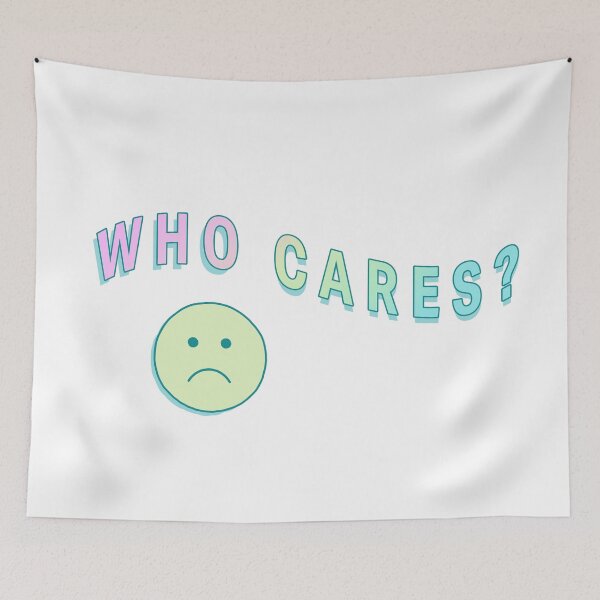 Item preview, who cares? designed and sold by rachface.