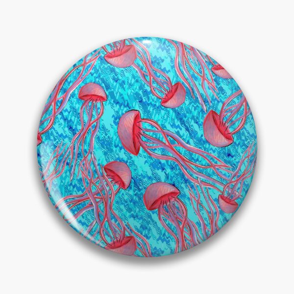 Item preview, Hot Pink Jellyfish Bloom Design designed and sold by Michelebuttons.