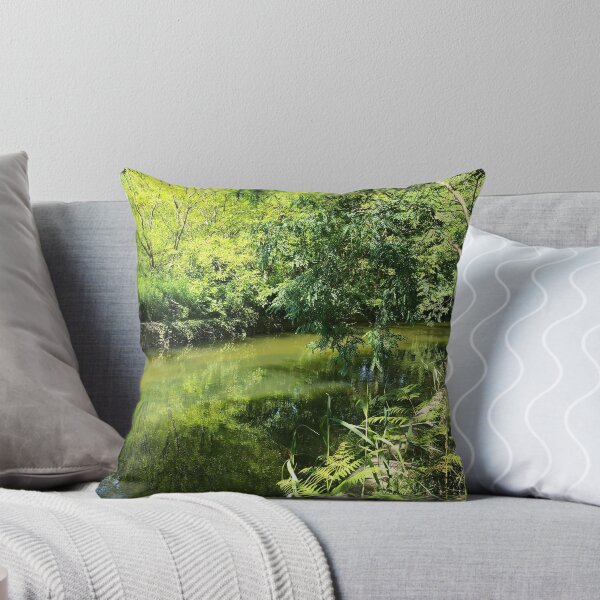 Item preview, River canal with woodland vegetation, designed and sold by Cameraflower.