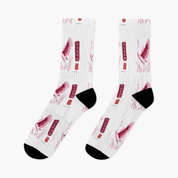 Item preview, Heron Red Sumi-e by Kezel designed and sold by Kezel.