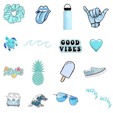 Artwork thumbnail, light blue vsco by Abby Foltz