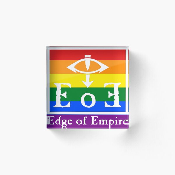 Edge of Empire Pride Acrylic Block