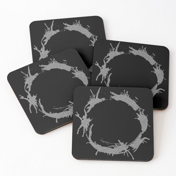 Item preview, Arrival Movie - Arrival. Alien Glyph Symbol Heptapod White on Black designed and sold by AmoebaLine.