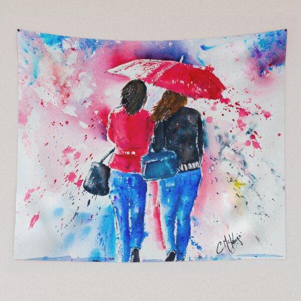 Item preview, OFF TO THE SHOPS - friends in the rain designed and sold by carriemckenzie.